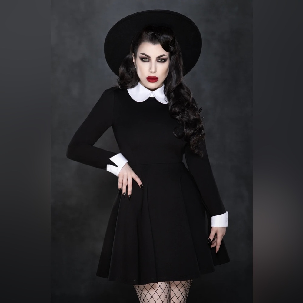 Katakomb Addams goth dress